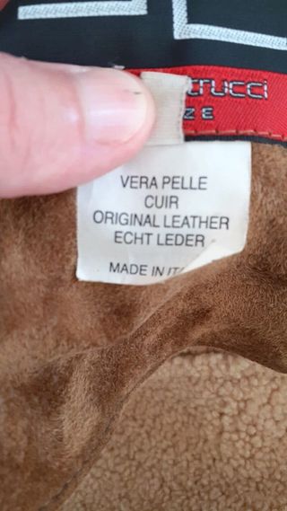 Cappotto Shearling Pelle Vintage Marrone