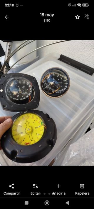 Compás de navegación Silva.