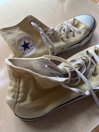 Converse All Star Amarillas Talla 40