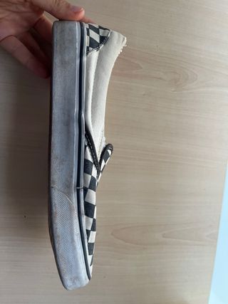 Vans cuadros Beige/Negro