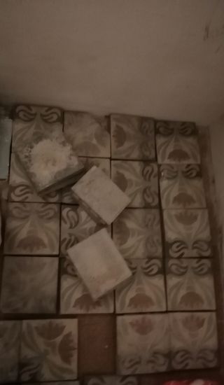 Baldosas hidráulicas antiguas (más de 150 años)