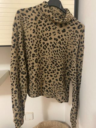 Jersey Pull&Bear Marrón/Negro Talla S