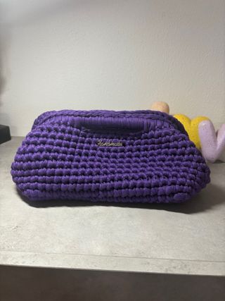 Clutch Uncinetto Viola