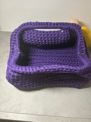 Clutch Uncinetto Viola