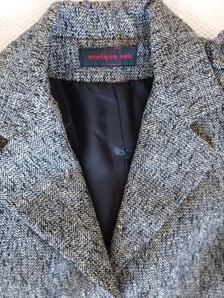 Blazer Enrique Vals Gris Talla M