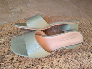 Sandalias Vero Moda Verde Oliva Talla 39