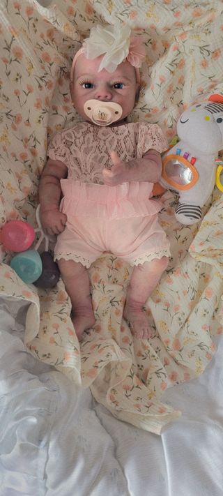 Bebé Reborn Silicona Platino