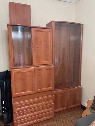Mueble de salón de madera