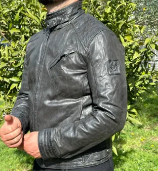 Chaqueta Cuero Belstaff Framingham Talla L