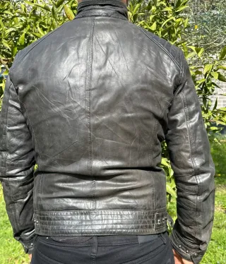 Chaqueta Cuero Belstaff Framingham Talla L