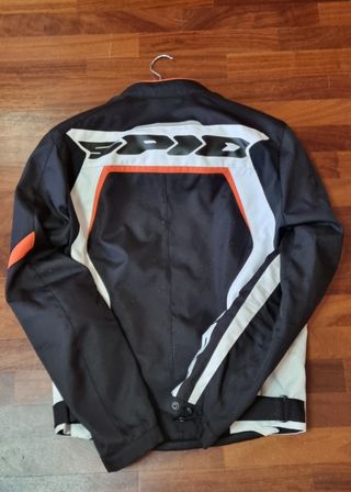 Giubbino SPIDI MOTO Nero/Bianco/Arancio