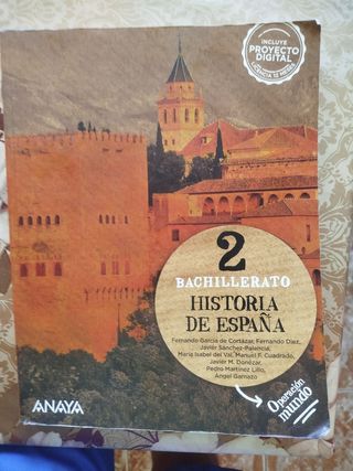 Libro de Historia de España 2Bach