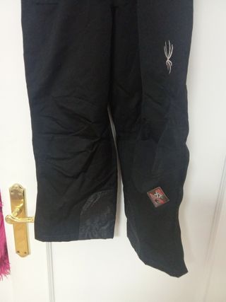 Pantalón de esquí Spyder negro XL niño