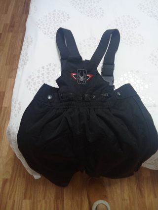 Pantalón de esquí Spyder negro XL niño