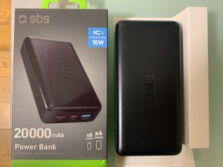 SBS Power Bank 20000mAh Nero Nuova, mai usata