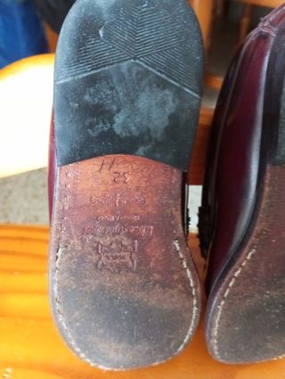 Zapatos Castellano Burdeos