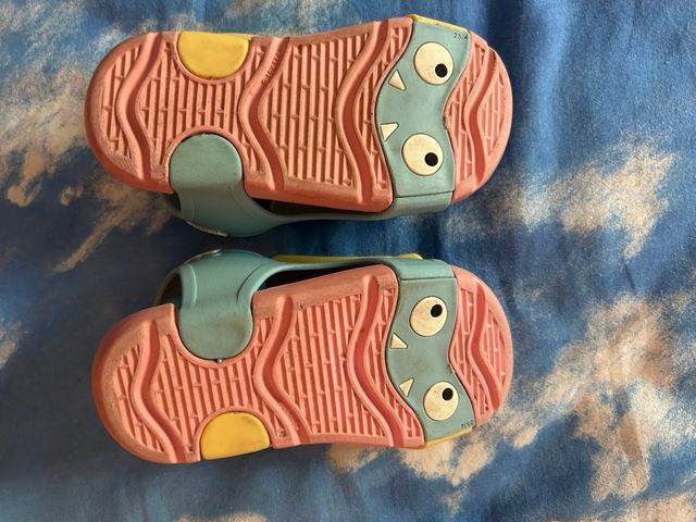 Havaianas ciabatte bimba rosa e giallo tg 23-24