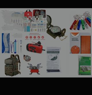 Kit Supervivencia Senderismo Camping