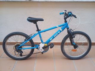 Bicicleta infantil Btwin azul