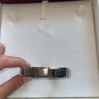 Bracciale rigido unisex argento