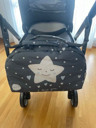 Bolsa para carrito de bebé con estrellas