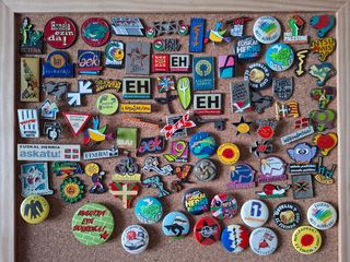 Pins Políticos vascos Años 80