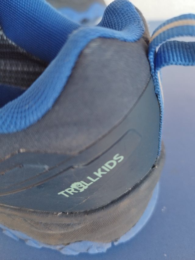 Zapatillas niño azules,número 35