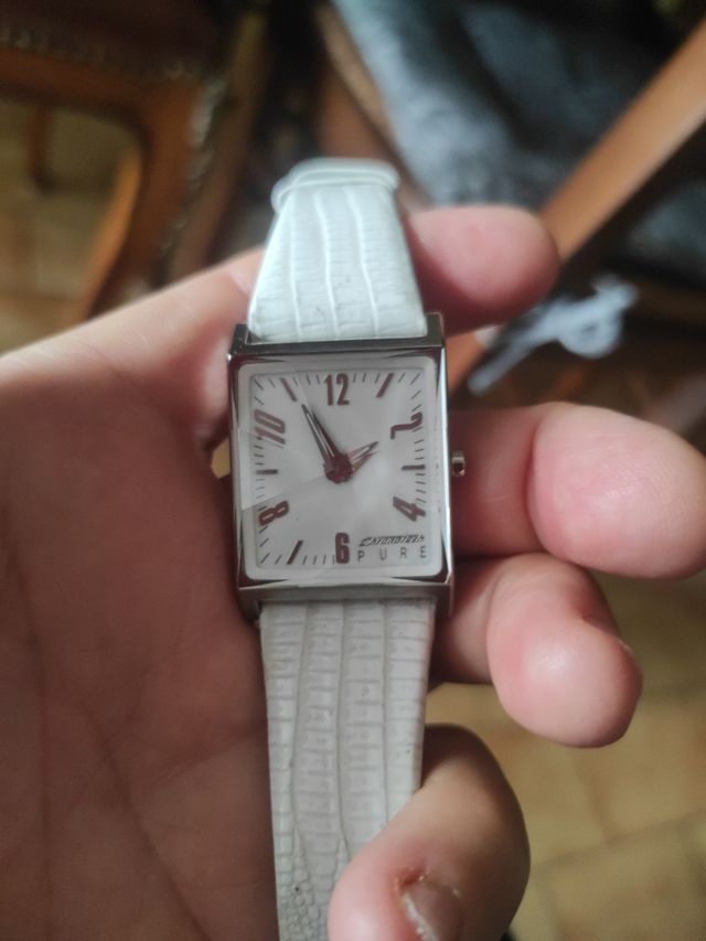 Orologio donna bianco e argento