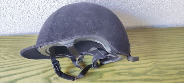 Casco Hípica Montar Caballo Negro