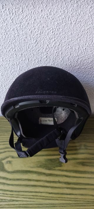 Casco Hípica Montar Caballo Negro