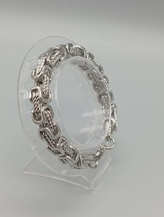 Pulsera Hombre Acero Inox Cadena Bizantina