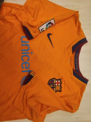 Camiseta Barça Retro Nike Naranja