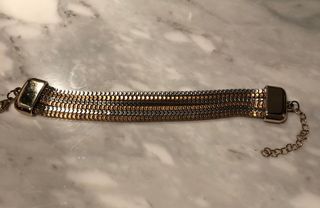 Pulsera Acero Inoxidable Oro y Plata