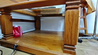Mesa de centro madera y cristal