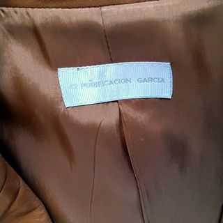 chaqueta nueva, piel natural, Purificacion Garcia,
