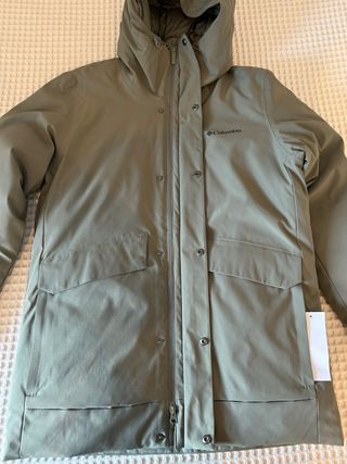 Parka Columbia Talla M Verde Nueva