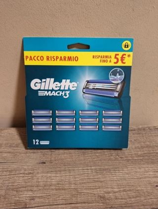 12 recambios Gillette Mach3