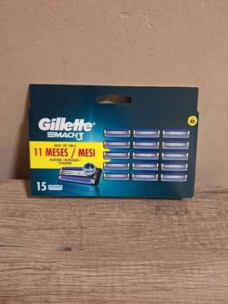 15 recambios Gillette Mach3
