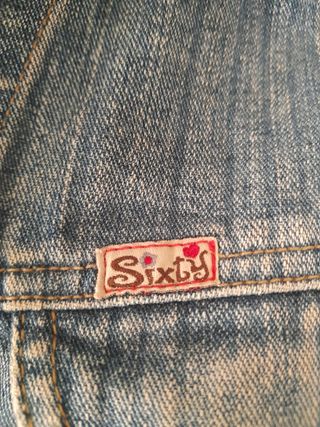 Giubbino in jeans blu