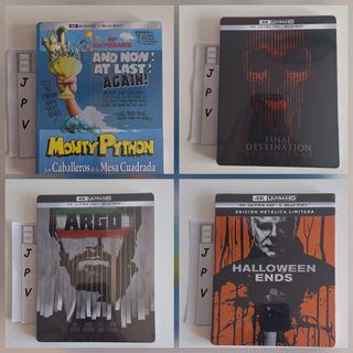 Lote 4 Steelbooks 4K UHD Bluray
