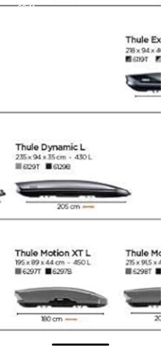 Cofre portaequipajes Thule Dynamic L 