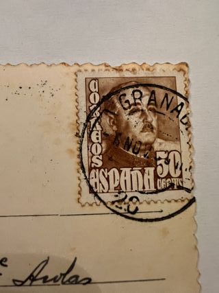 Postal Antigua Granada España 