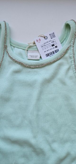 Camiseta tirantes Zara 12/13 años