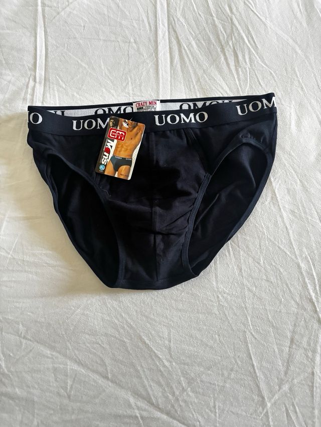 Slip Uomo Crazy Men Blu XL/5 Cotone-Elastan