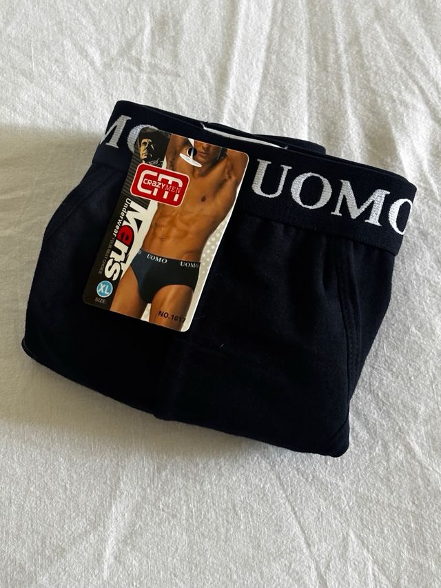 Slip Uomo Crazy Men Blu XL/5 Cotone-Elastan