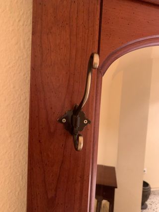 Perchero con espejo y paragüero