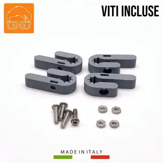 Supporti Vetro Detolf Ikea (1kit / 4 supporti)