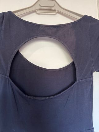 Vestido negro espalda descubierta talla S