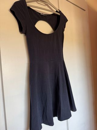 Vestido negro espalda descubierta talla S