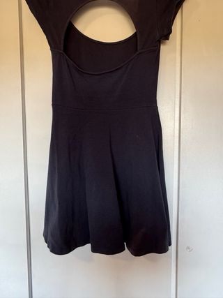 Vestido negro espalda descubierta talla S